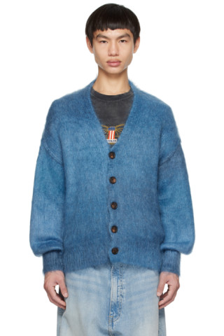 Stolen Girlfriends Club: Blue Altered State Cardigan | SSENSE