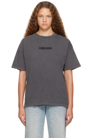 Ksubi: Gray Sott Oh G T-Shirt | SSENSE