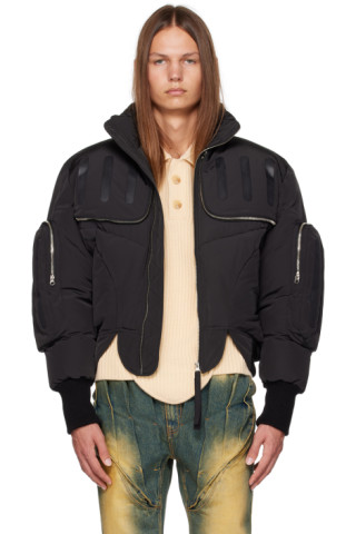 Juntae Kim: Black Double Flight Down Jacket | SSENSE