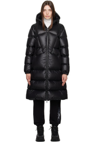 Moncler: Black Selenga Down Coat | SSENSE