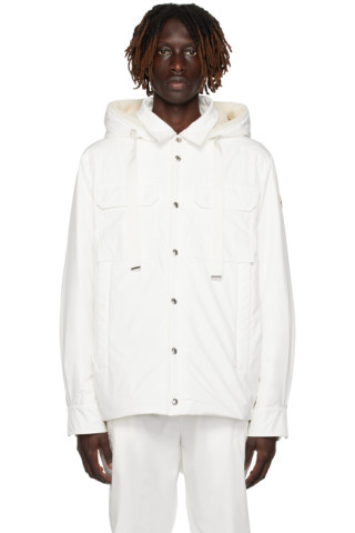 【関税込み】Moncler ホワイト Correze ジャケット Moncler: White Correze Jacket | SSENSE