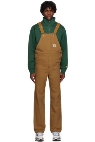 Men's Carhartt Brown Duck Bib Overalls