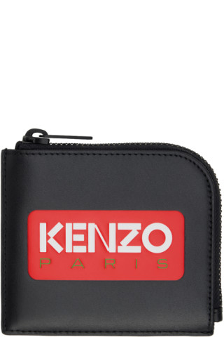 Kenzo - Black Kenzo Paris Leather Wallet