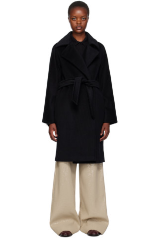 ◆◆VIP◆◆ Max Mara Estelle コート Black Estelle Coat by Max Mara on Sale