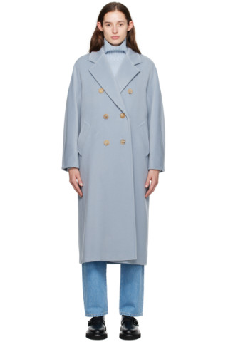Blue Madame Coat by Max Mara on Sale
