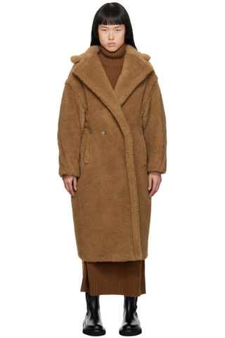 Max Mara Women's Teddy Bear Icon Coat - Camel - Size Xs