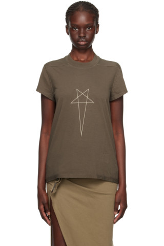 Rick Owens DRKSHDWのグレー Level Tシャツがセール中