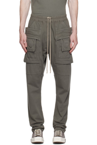 Gray Creatch Cargo Pants by Rick Owens DRKSHDW on Sale