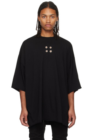 Rick Owens DRKSHDW: Black Tommy T-Shirt | SSENSE