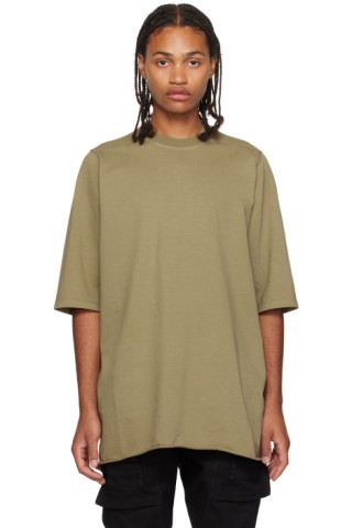 Green Luxor Jumbo SS T-Shirt by Rick Owens DRKSHDW on Sale
