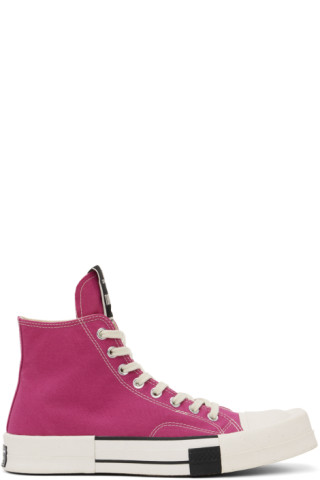 Pink Converse Edition TURBODRK Chuck 70 Sneakers by Rick Owens DRKSHDW ...