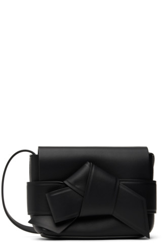 Acne Studios: Black Mini Musubi Bag | SSENSE