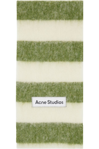 新品未使用★Acne studios ボーダーマフラー(ピンク)レディース