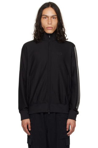 Y-3 - Black 3-Stripes Track Jacket