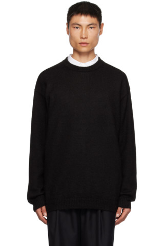 ATON - Black Crewneck Sweater