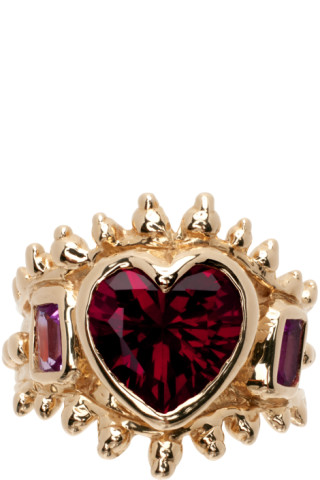 Millie Savage Limited Edition Pink Heart Ring - Armed & Gorgeous