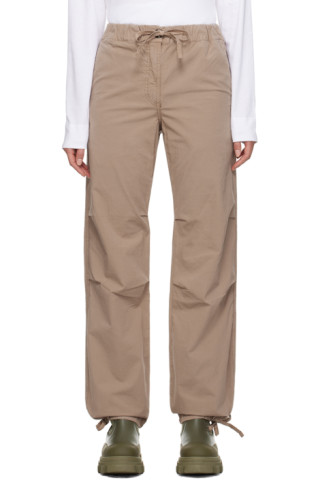 【関税込み】GANNI ベージュ Suiting トラウザーズ 232144F087030_1.jpg