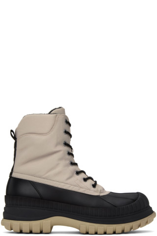 【送料&関税込】Ganni Outdoor Lace-up Boot Beige Outdoor Boots by GANNI on Sale