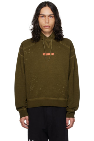 【関税込み】Dsquared2 グリーン Cipro フーディ Dsquared2のグリーン Cipro フーディがセール中