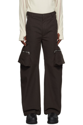 CMMAWEAR - Brown Articulated Cargo Pants