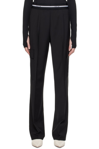 HELMUT LANG Belted satin like wide-leg pants – AGN x 13