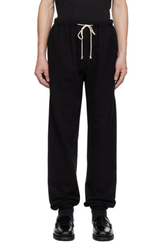 Uniform Bridge: Black Basic Sweatpants | SSENSE