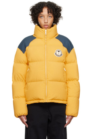 Moncler Genius: Moncler x Palm Angels Yellow & Navy Nevis Down ...