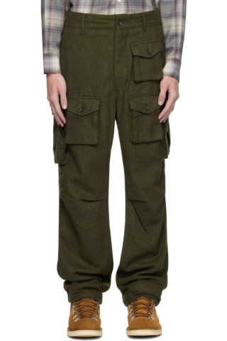 Engineered Garments: グリーン FA カーゴパンツ | SSENSE 日本