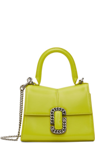 Marc Jacobs: Green Mini 'The St. Marc' Bag | SSENSE