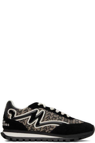 Marc Jacobs Black 'The Platform Jogger' Sneakers 001 Black