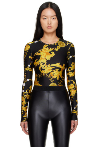 Black Lingerie bodysuit Versace - GenesinlifeShops Germany