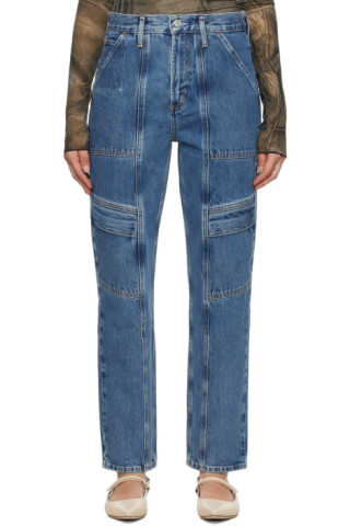 Blue Cooper Jeans by AGOLDE on Sale