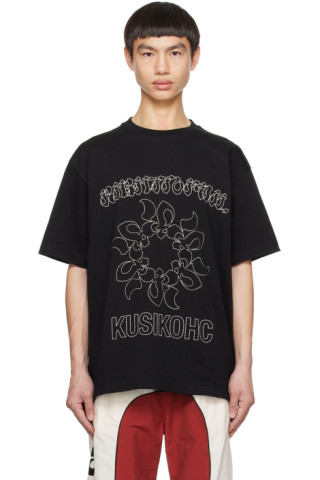 KUSIKOHC: Black 'Right To Fail' T-Shirt | SSENSE Canada