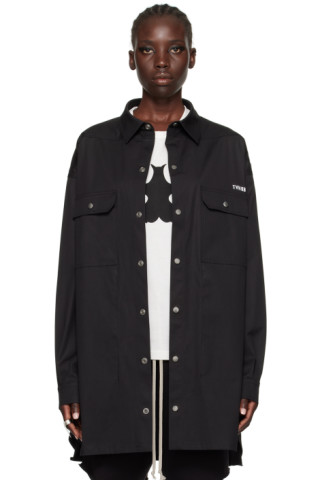 Rick Owens: SSENSE Exclusive Black KEMBRA PFAHLER Edition Jacket | SSENSE