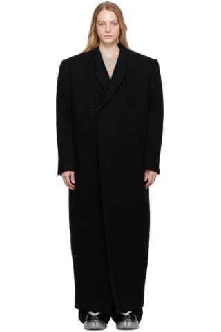 Rick Owens - Black Jumbo Tatlin Coat