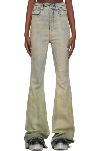 Off-White Bolan Jeans by Rick Owens on Sale
