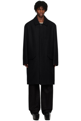 Rick Owens リックオウエンスLEGASPI スラブコート ブラック