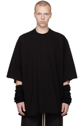 Rick Owens: Black Tommy T-Shirt | SSENSE