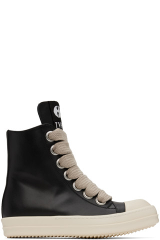 Rick Owens: SSENSE Exclusive Black TVHKB Edition Jumbo Lace