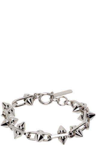 Justine Clenquet: Silver Gregg Bracelet | SSENSE