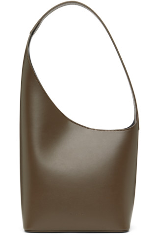 Aesther Ekme bag. Demi Lune leather shoulder bag. 