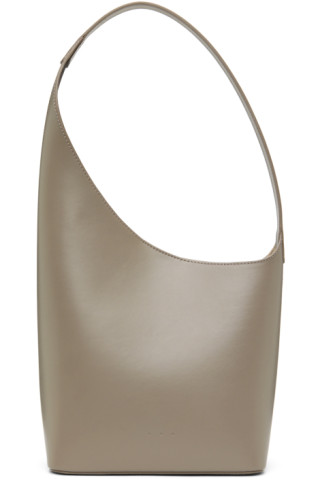 Demi lune leather handbag Aesther Ekme Beige in Leather - 33238649