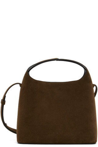 Leather handbag Aesther Ekme Brown in Leather - 36747736