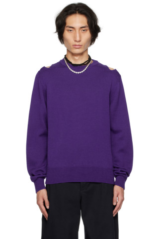 ワンピース JIL SANDER Purple Blend Sweater Dress レディース】DRESS W/CAPE | JIL SANDER(ジルサンダー