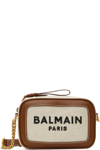 Balmain B-army Bag In Brown