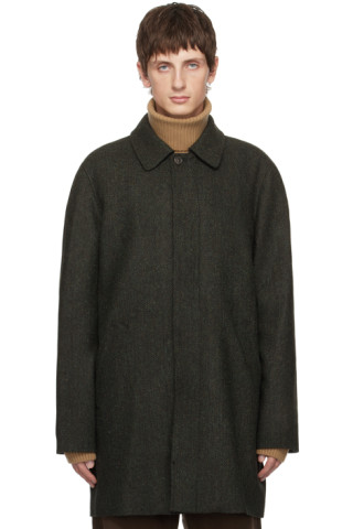 Green Pete Rain Coat by A.P.C. on Sale