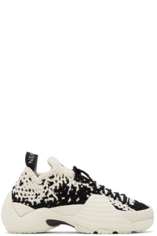 LANVIN COTTON FLASH-KNIT SNEAKERS スニーカー LANVIN - LANVIN COTTON FLASH-KNIT SNEAKERS スニーカーの通販