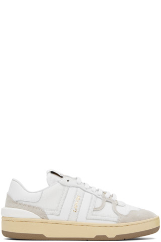 Lanvin: White Clay Sneakers | SSENSE