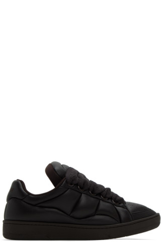 Brown Curb XL Sneakers by Lanvin on Sale