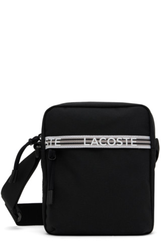 Lacoste Black Neocroc Messenger Bag Lacoste